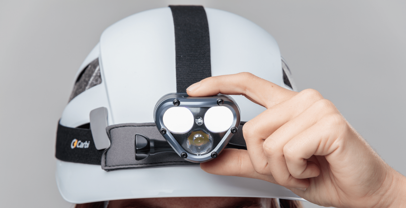 Carbi headlamp product developed by Ideambox